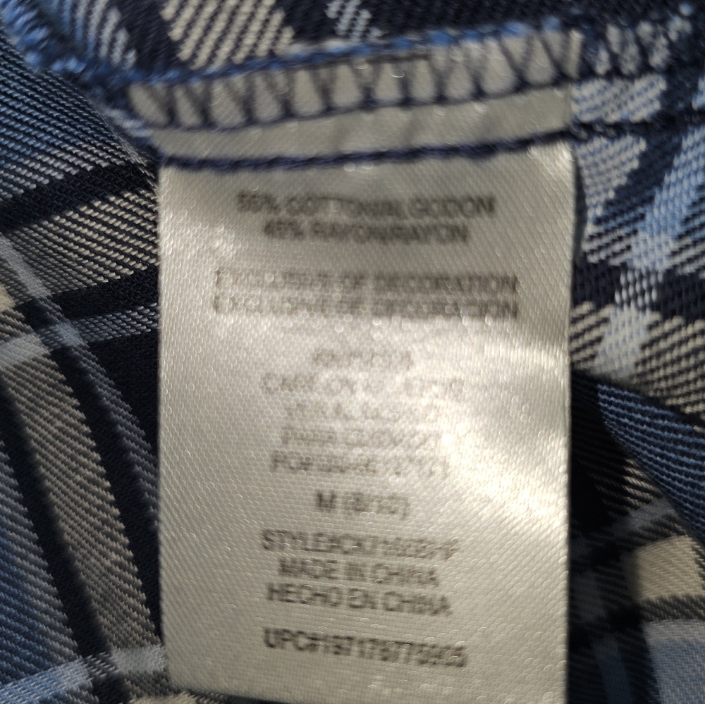 Copper Key Navy Plaid Girls Dress - Size S, M, & Xl - Picture 6 of 6